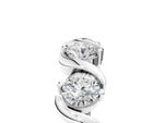 White gold Six-Stone Round Diamond Wave Band with Shared Prong Setting_5