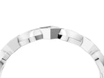 White gold Square Diamond Twist Band with Bezel Setting_4