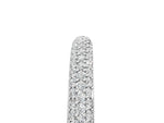 White gold Three-Row Round Diamond Pavé Eternity Band_5