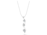 White gold Three-Stone Round Prong-Set Swirl Pendant_1