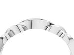 White gold Twisted Marquise Diamond Pavé Band with Shared Prong Setting_4