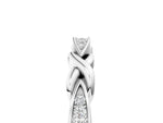 White gold Twisted Marquise Diamond Pavé Band with Shared Prong Setting_5