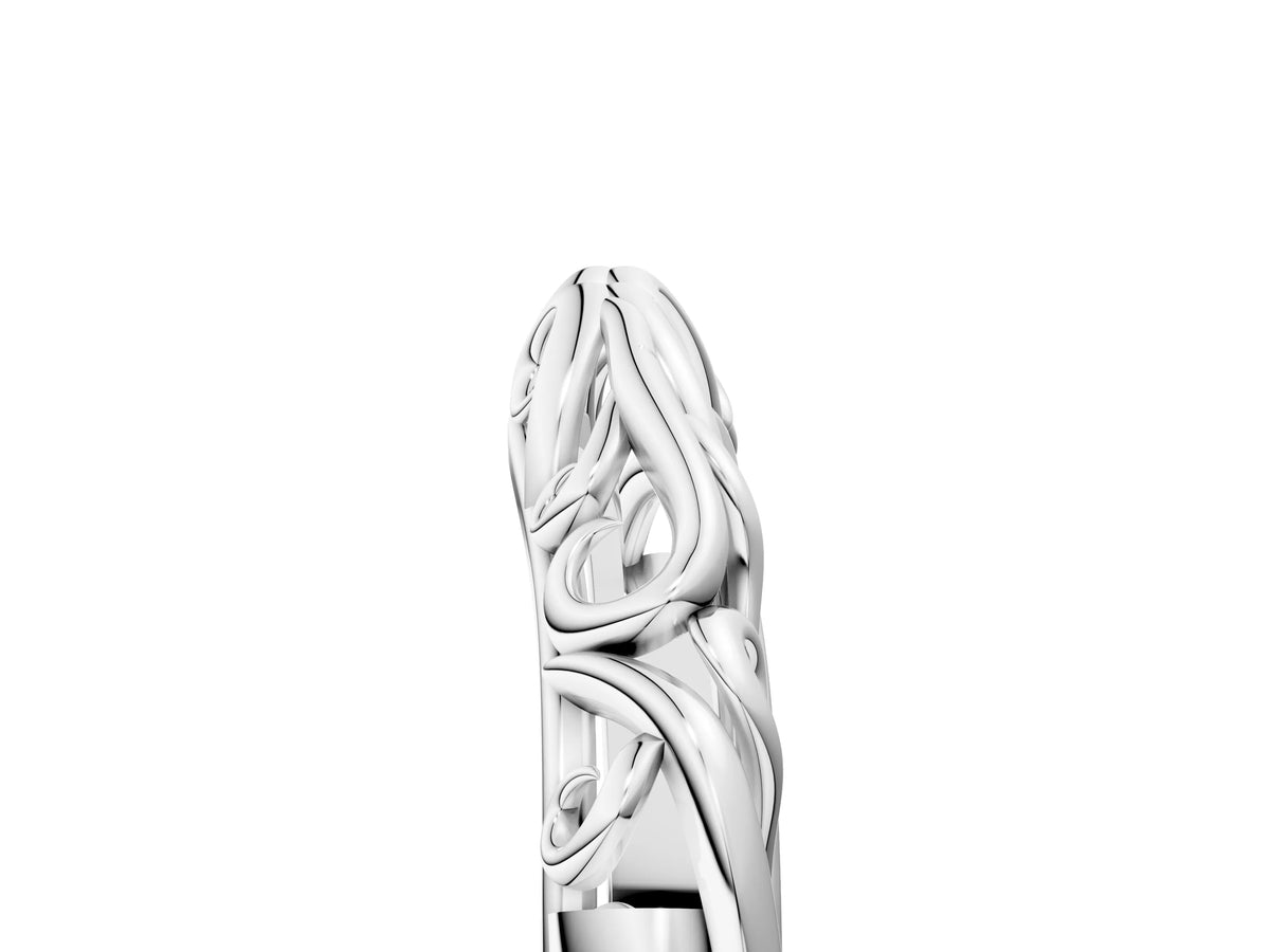 White gold Twisted Vine Filigree Band_5