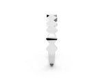 White gold Zigzag Chevron Band with No Stone_2