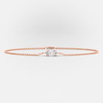 Marquise Single Diamond Bracelet