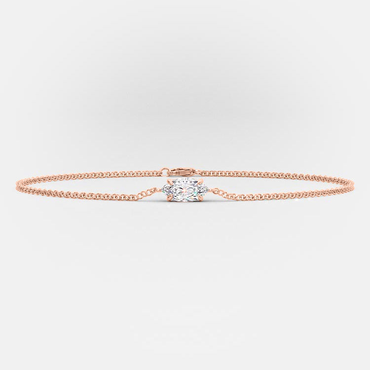 Marquise Necklace 0.19 carats