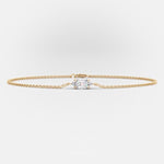 Marquise Single Diamond Bracelet