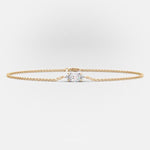 Marquise Single Diamond Bracelet