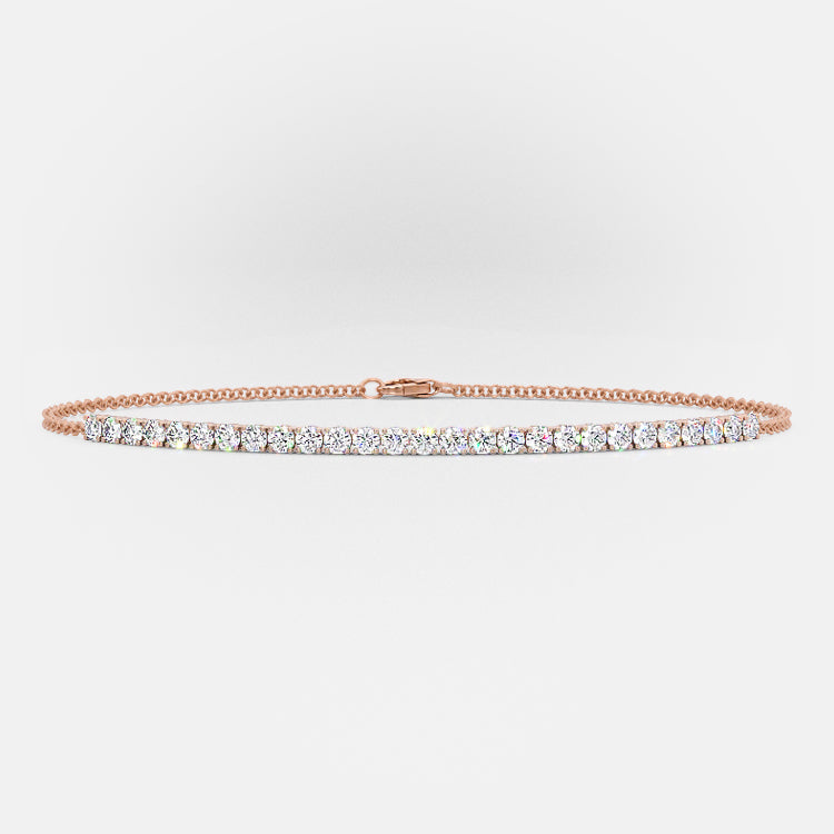 Pave diamond bracelet