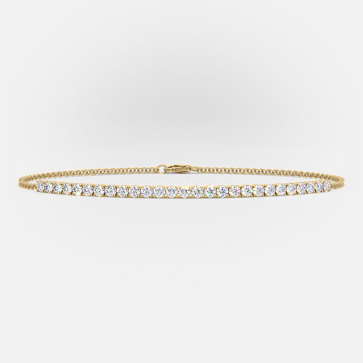 Pave diamond bracelet