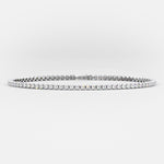 Tennis bracelet illusion: 1.8 ct round brilliant diamonds