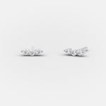 Capricorn Earrings 0.30 ct round diamonds