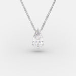 1 Carat Pear Shape Diamond Pendant
