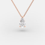 1.5 Carat Pear Shape Diamond Pendant