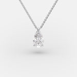 1.5 Carat Pear Shape Diamond Pendant