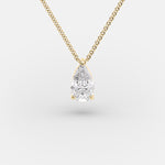 1.5 Carat Pear Shape Diamond Pendant