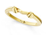 Yellow gold Bamboo-Inspired Plain Metal Band_1