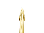 Yellow gold Bamboo-Inspired Plain Metal Band_5