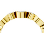 Yellow gold Bezel Set Marquise and Round Diamond Stackable Band_4