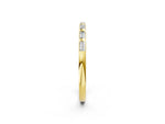 Yellow gold Channel Set Baguette Diamond Eternity Band_2