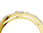 Yellow gold Channel Set Baguette Diamond Eternity Band_4