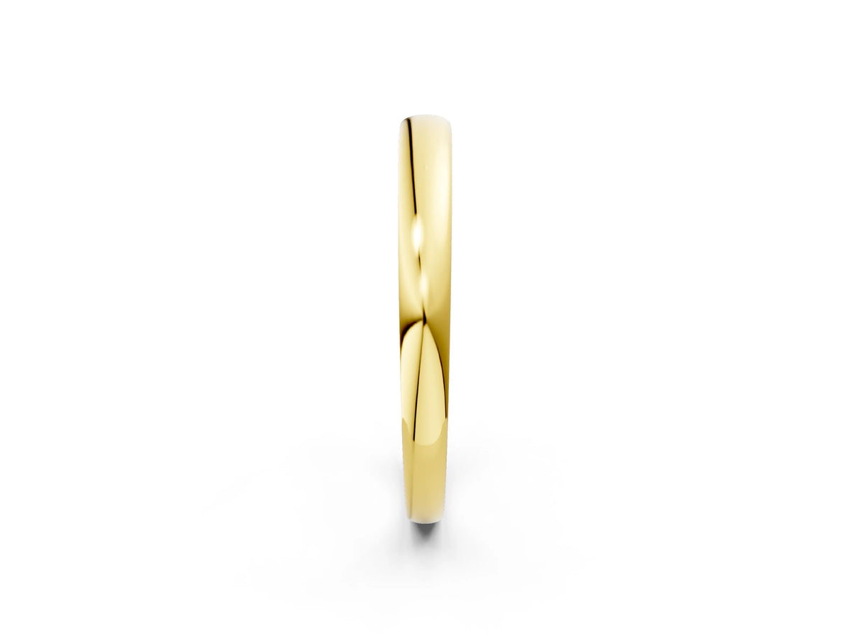 Yellow gold Classic Plain Metal Band_2