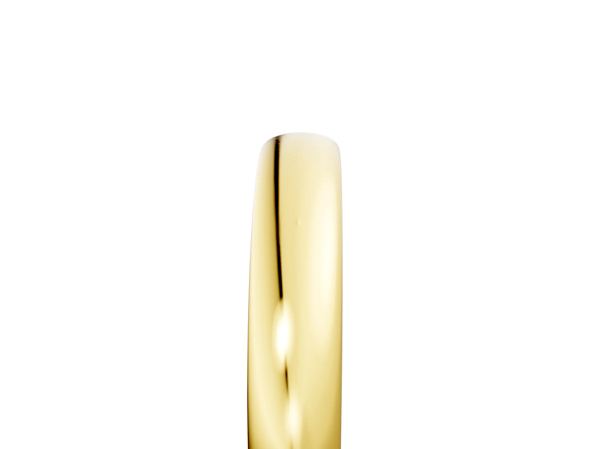 Yellow gold Classic Plain Metal Band_5