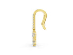 Yellow gold Cushion Cut Diamond Multi-Shape Drop Earrings_1