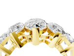Yellow gold Five-Stone Marquise Diamond Prong Set Band_4