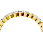 Yellow gold Marquise Diamond Half-Eternity Band with Shared Prong Setting_4