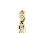 Yellow gold Marquise Diamond Pavé Eternity Band with Bezel Setting_5