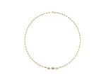 Yellow gold Marquise Diamond Riviera Necklace_1