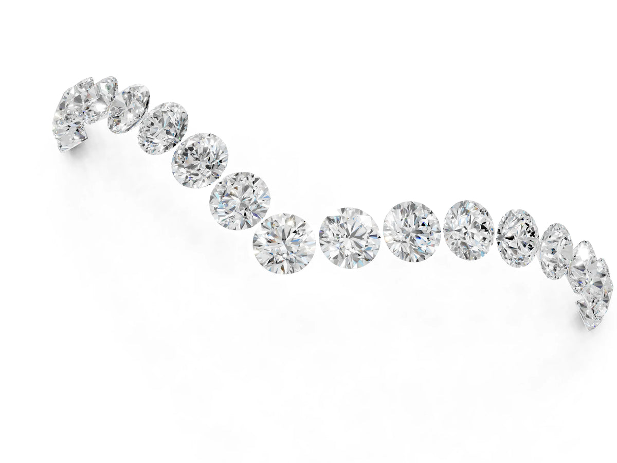 Yellow gold Pavé Round Diamond Chevron Band with Shared Prong Setting_1