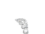Yellow gold Pavé Round Diamond Chevron Band with Shared Prong Setting_5