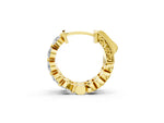 Yellow gold Round Brilliant Diamond Inside-Out Hoop Earrings with Shared Prong Setting_1