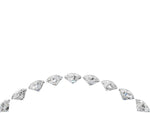 Yellow gold Round Diamond Pavé Curved Band with Shared Prong Setting_4