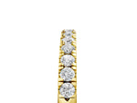Yellow gold Round Diamond Pavé Eternity Band_5
