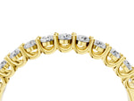 Yellow gold Round Diamond Pavé Half-Eternity Band_4