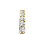 Yellow gold Round Diamond Pavé Half-Eternity Band_5