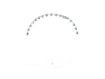 Yellow gold Round Diamond Pavé V-Shaped Contour Band with Shared Prong Setting_3
