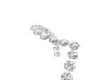 Yellow gold Round Diamond Pavé V-Shaped Contour Band with Shared Prong Setting_5