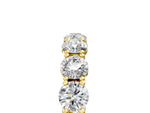 Yellow gold Round Diamond Woven Full Eternity Band_5
