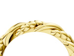 Yellow gold Twisted Rope Solitaire Band_4