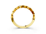 Yellow gold Zigzag Chevron Band_3