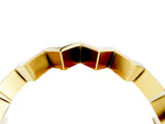 Yellow gold Zigzag Chevron Band_4