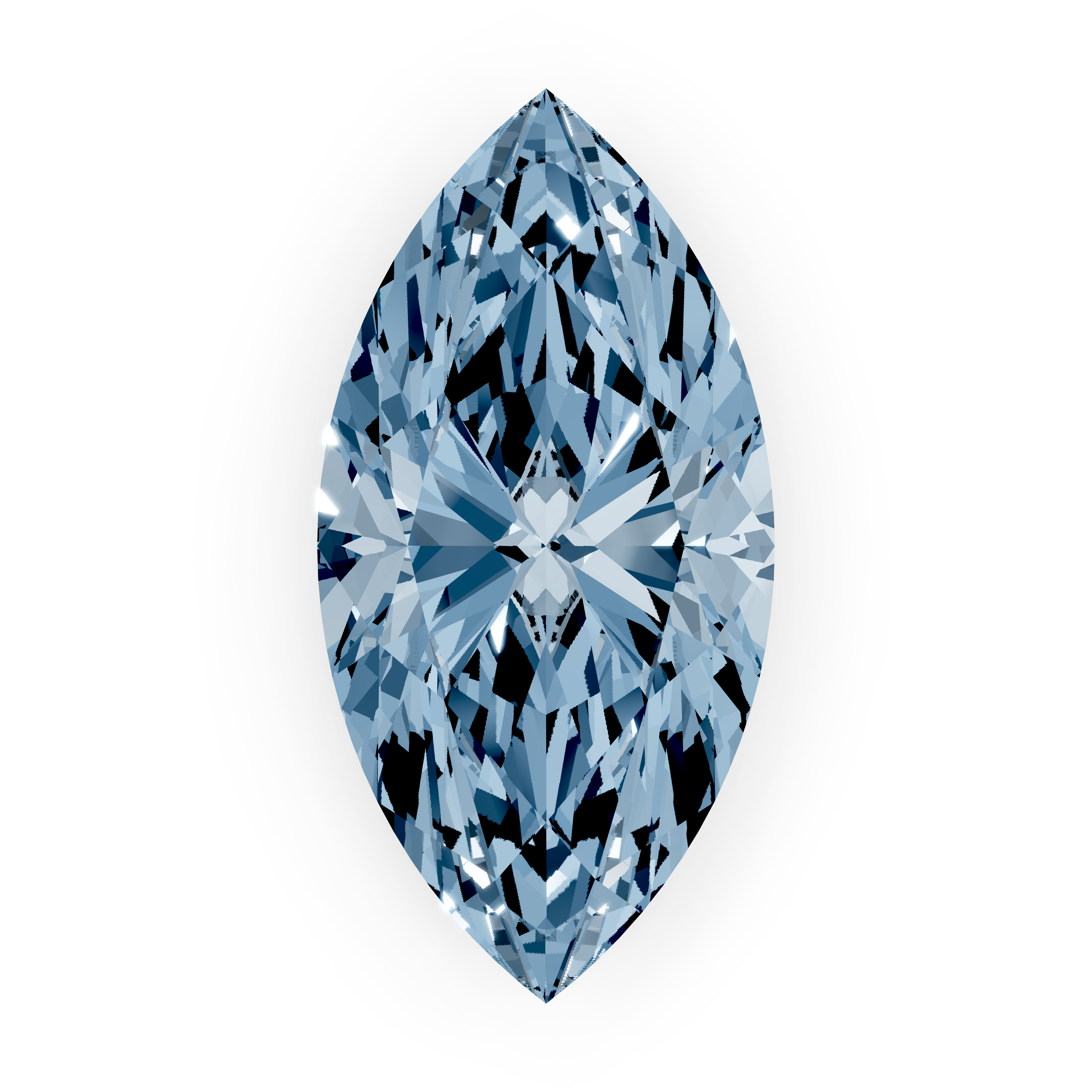Blue marquise