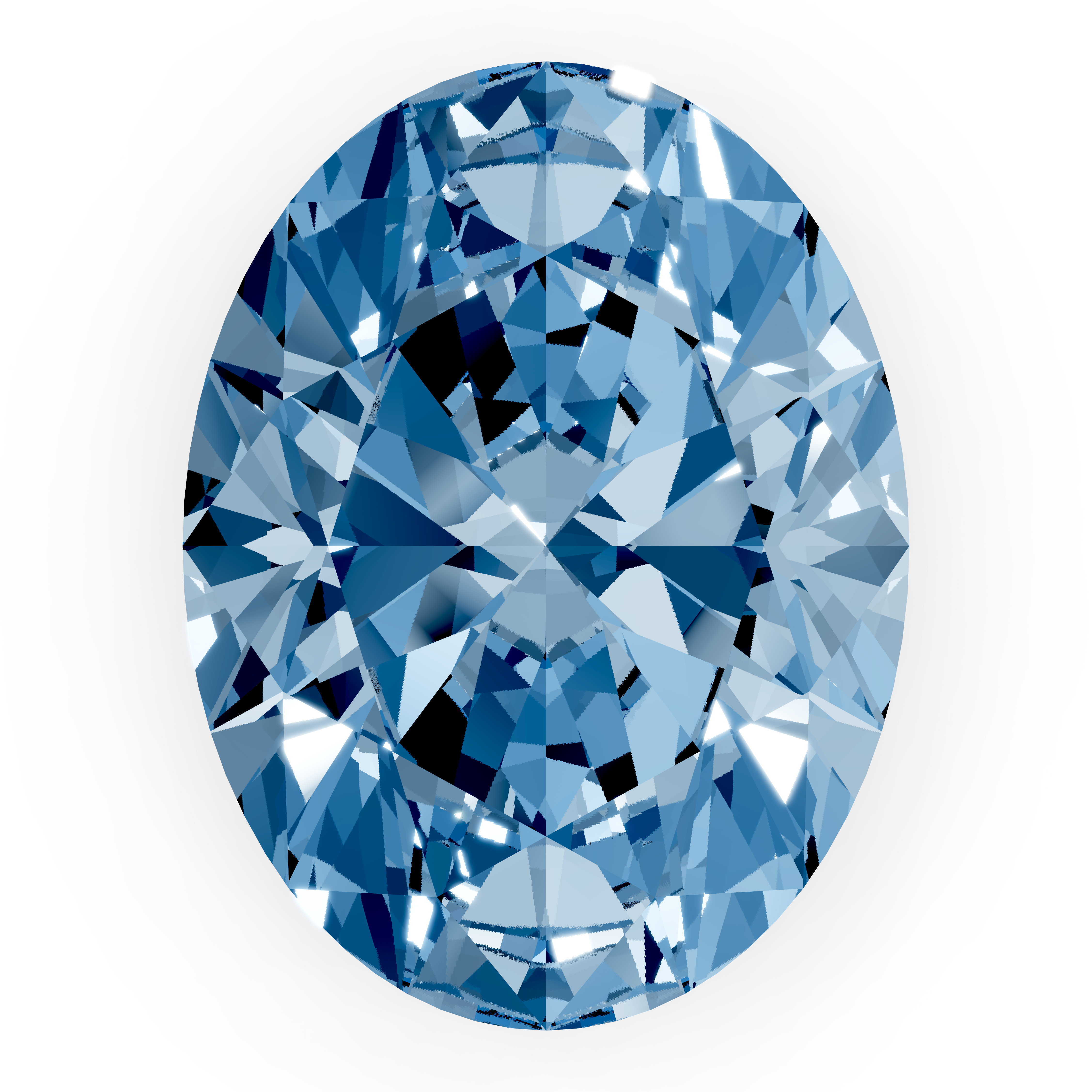 Blue oval