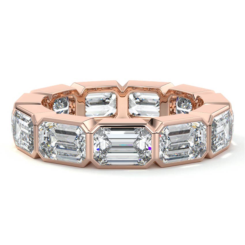 East west Bezel Eternity Band