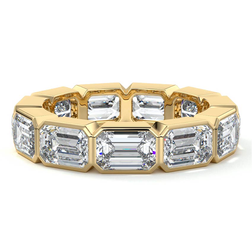 East west Bezel Eternity Band