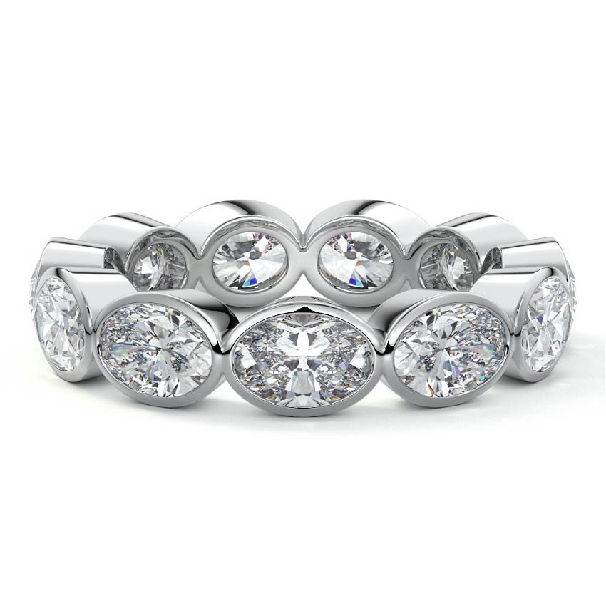 East west Bezel Eternity Band